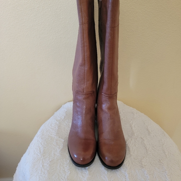 New Nine West Logano Leather Riding Boots - Picture 6 of 6